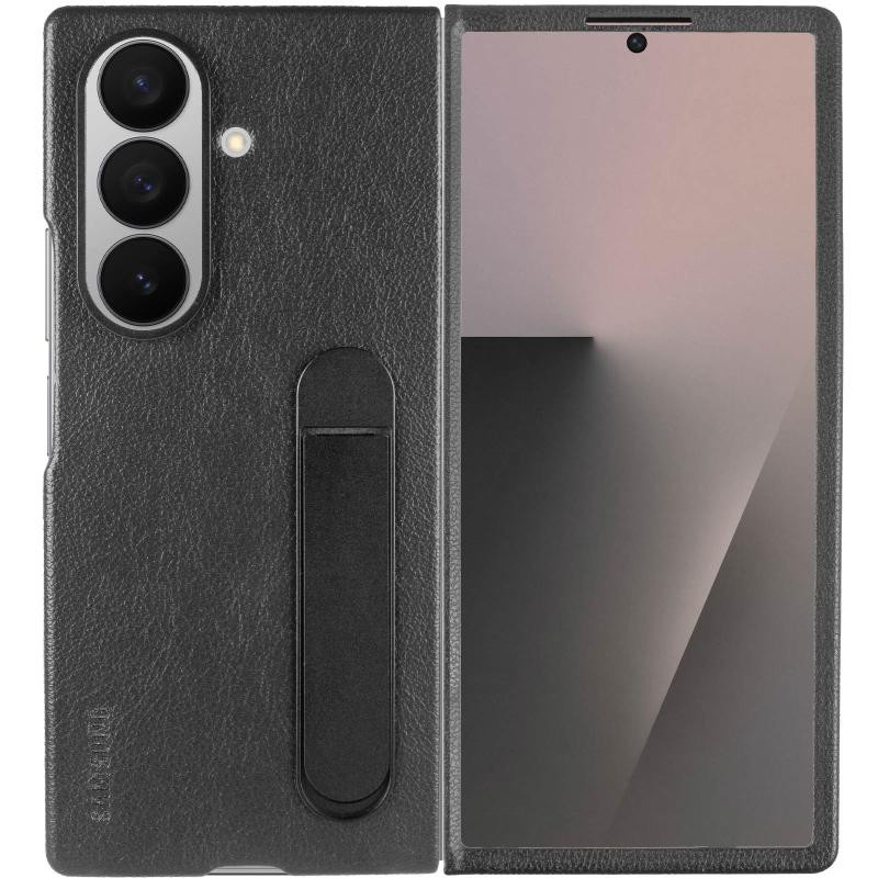 Уценка Кожаный чехол Leather Case (AAA) with stand для Samsung Galaxy Z Fold7 Херсон - изображение 2