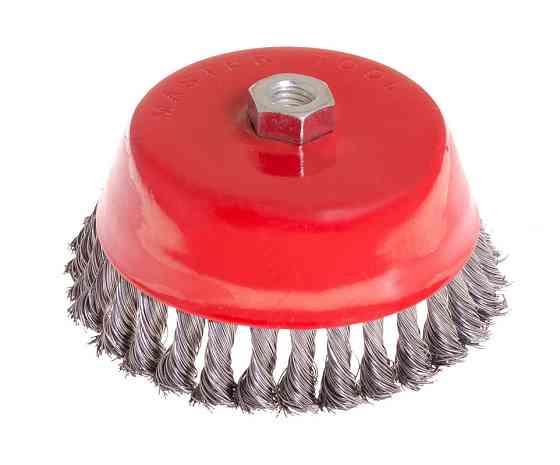 Щетка торцевая MASTERTOOL из плетеной проволоки Ø 150 мм М14 19-7015 Харьков