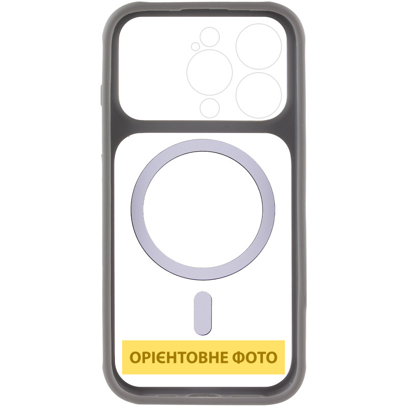 Чехол TPU+PC GETMAN Moon Clear with MagSafe для Apple iPhone 13 Pro Max (6.7") Херсон - изображение 4