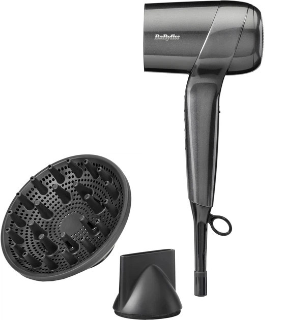 Фен Babyliss D6200DE 1600 Вт серебристый Киев - изображение 1