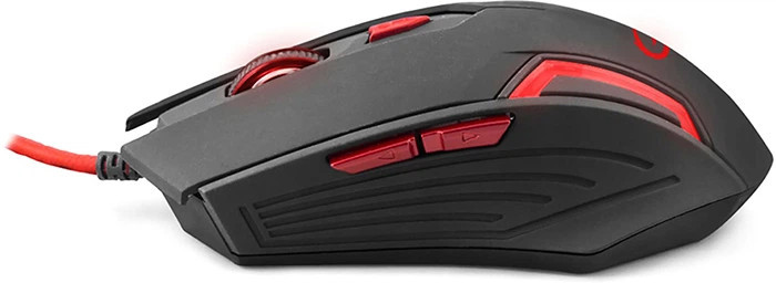 Мышь компьютерная проводная Esperanza MX205 Fighter Red EGM205R красная Киев - изображение 3