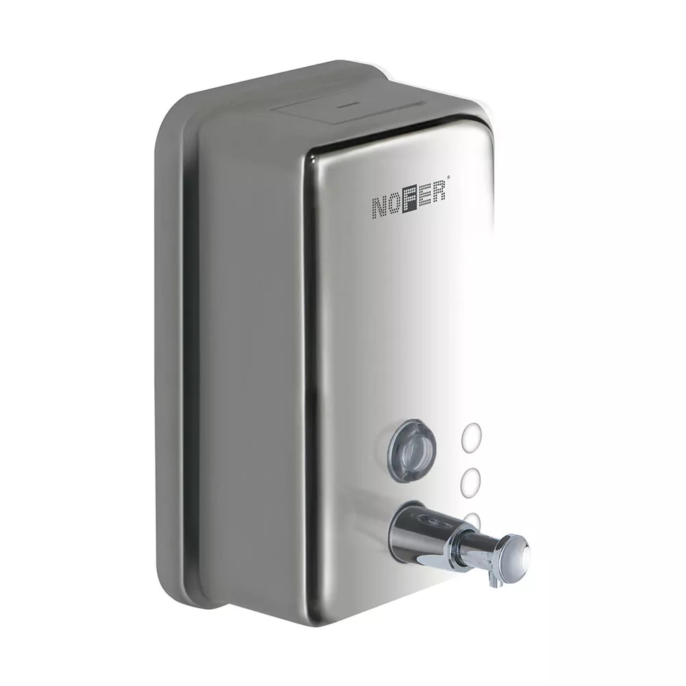 Дозатор жидкого мыла нержавеющая сталь, глянцевый  NOFER 03041.B Київ - зображення 1