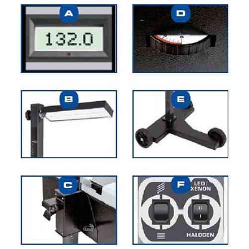 Прибор для регулировки света фар HL19D SPIN (Италия) Харків