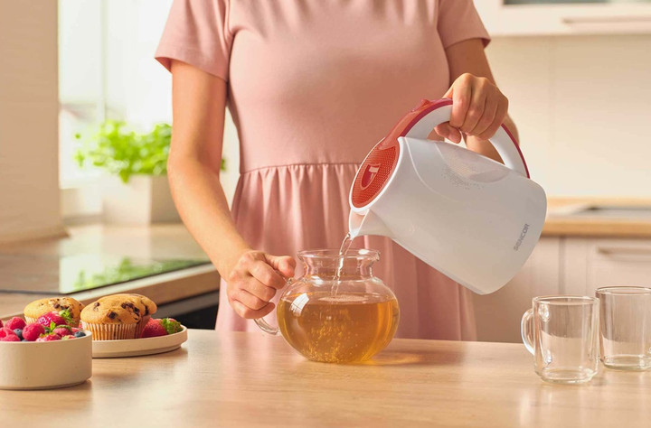 Электрочайник Sencor SWK 1515RD 1.5 л красный Київ - зображення 4