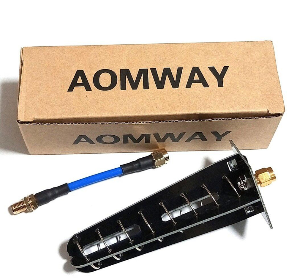 Антенна 5170-6300MHz 14dBi RHCP, 8-ми витковая, спиральная Aomway, RP SMA (гнездо) Днепр - изображение 1