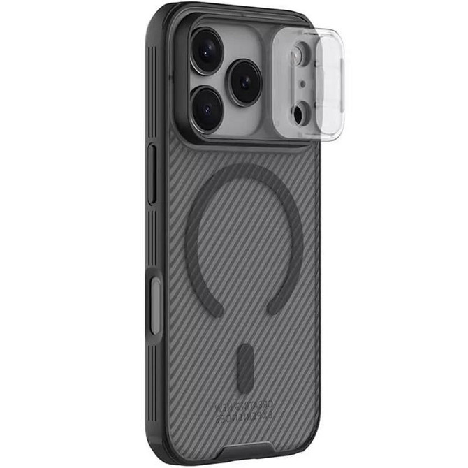 Карбоновая накладка Nillkin CamShield Pro Magnetic для Apple iPhone 17 Pro (6.3") Херсон - зображення 1