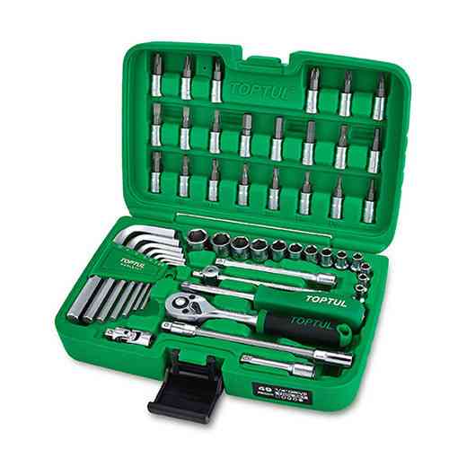Набор инструмента в кейсе 1/4" 49ед. TOPTUL GCAI2492 Харьков