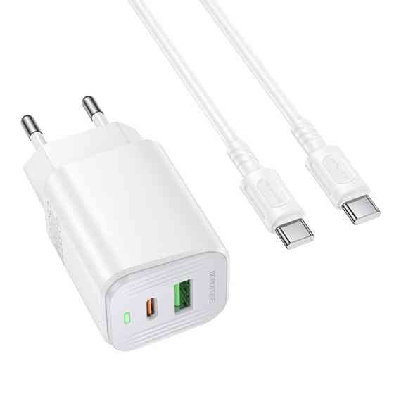 СЗУ Borofone BAS83A Star PD20W+QC3.0 (1USB-A/1C) + кабель Type-C to Type-C Херсон