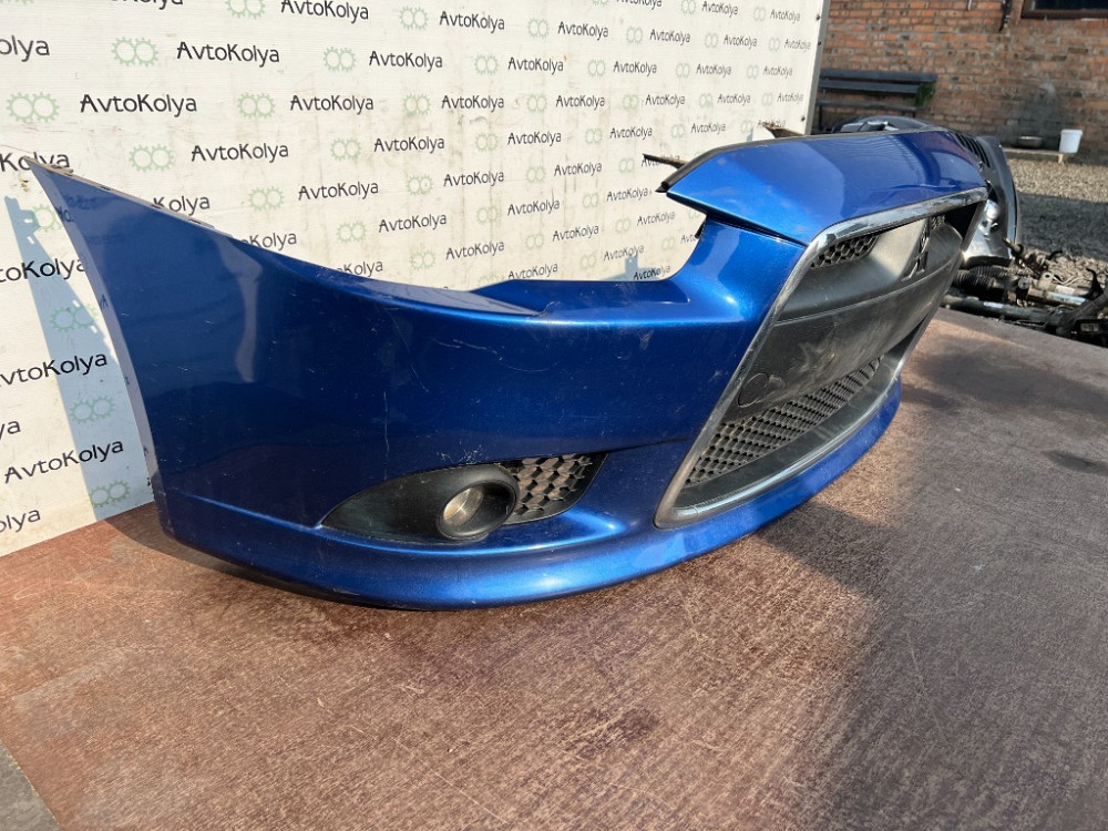 Бампер передний Mitsubishi Lancer X 2011-2015 рестайлинг Ковель - зображення 3