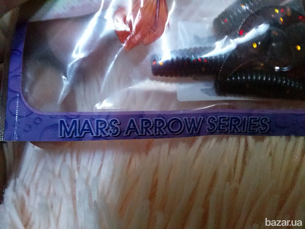 Джиг твистера приманки 10 шт силиконовые Бориспіль - зображення 3