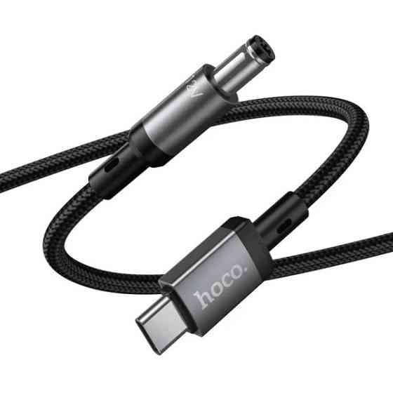 Адаптер Hoco X129 Type-C to DC 5.5 12V Black Харків