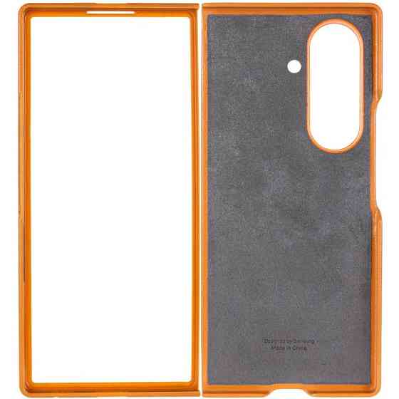 Кожаный чехол Leather Case (AAA) with stand для Samsung Galaxy Z Fold7 Херсон