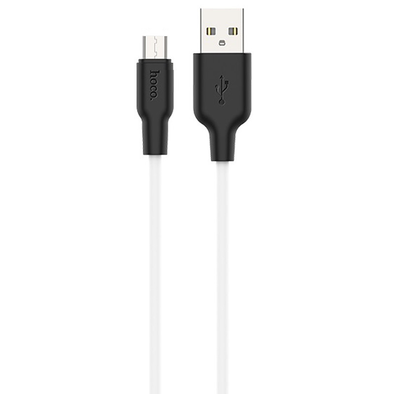 Дата кабель Hoco X21 Plus Silicone MicroUSB Cable (1m) Херсон - зображення 1