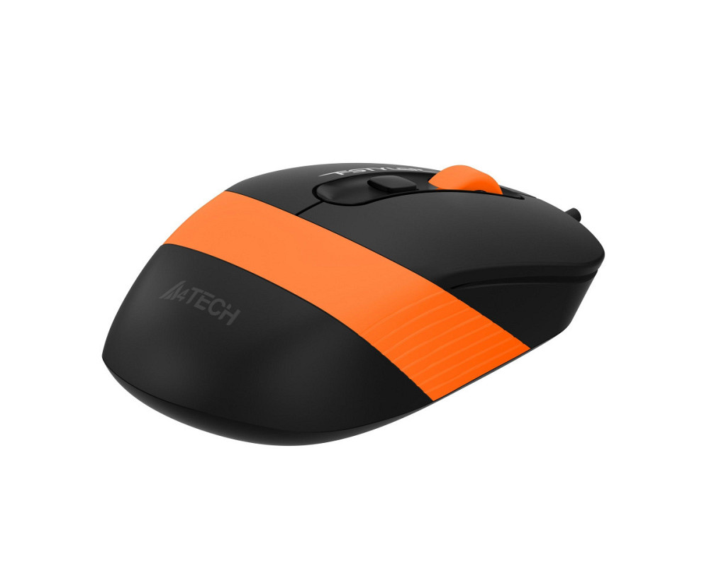 Мышь компьютерная проводная A4Tech Fstyler FM10S Black/Orange оранжевая Киев - изображение 7
