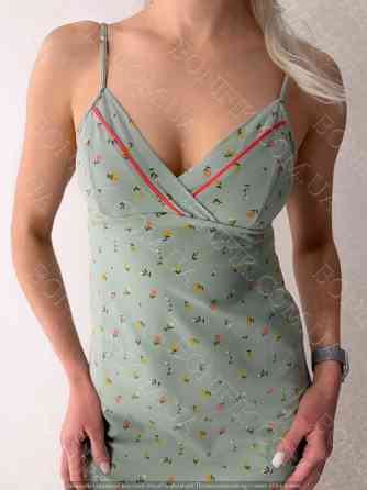 Женская ночная сорочка на тонких бретелях "Green Meadow" (арт. LDK 118/18/03) Кривий Ріг