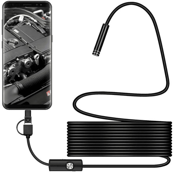DM Ендоскопічна камера 10m 3-in-1 Black Харків - зображення 2