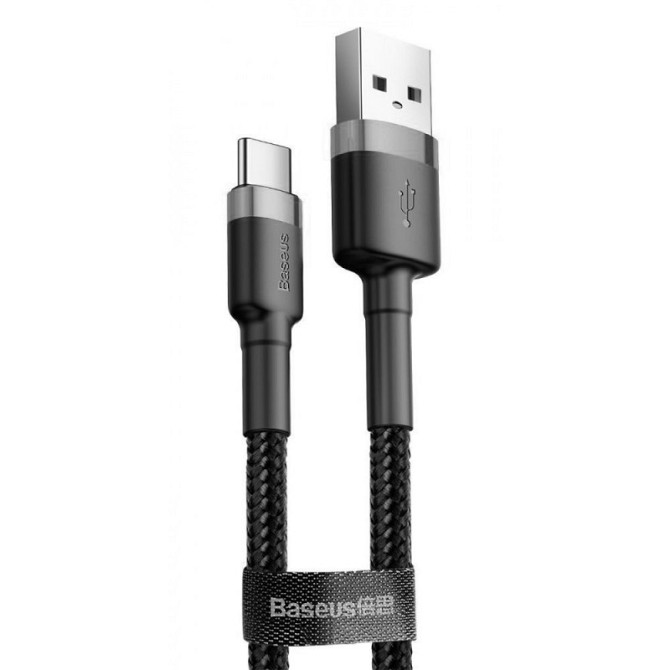 Дата кабель Baseus Cafule Type-C Cable 2A (3m) (CATKLF-U) Херсон - изображение 1
