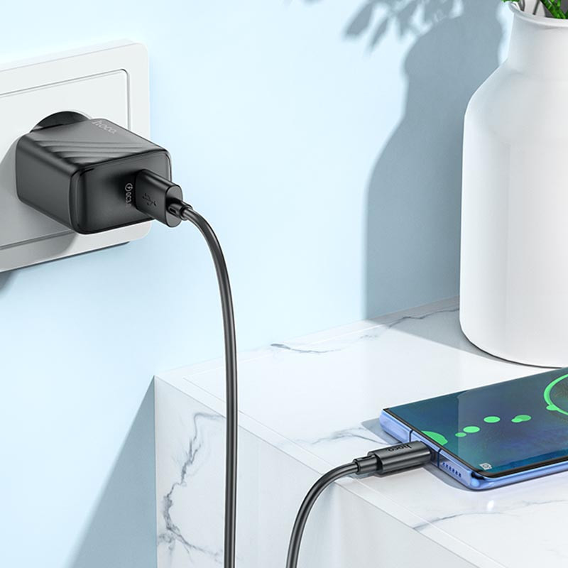 СЗУ Hoco CS21A Rich QC3.0 18W (1USB-A) Херсон - изображение 4