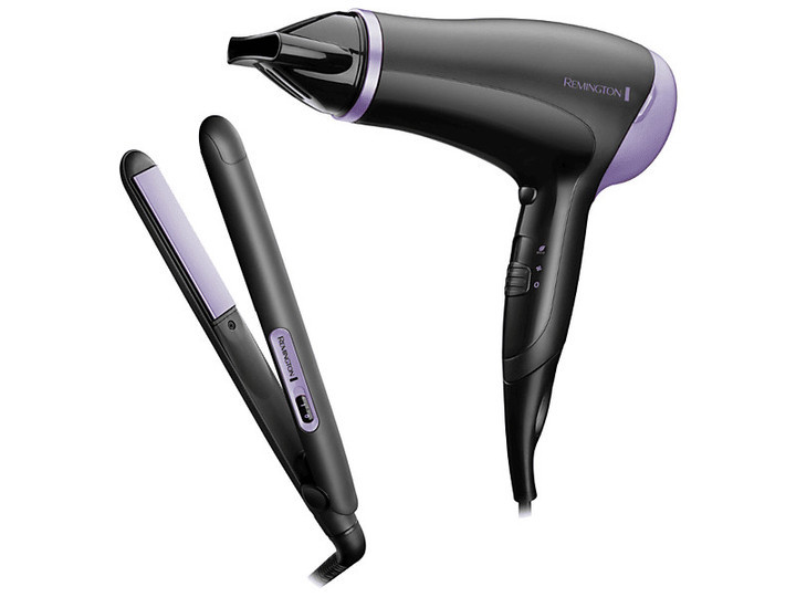 Фен + Стайлер Remington Style Essentials Giftset D3016GP 2000 Вт черный Київ - зображення 1