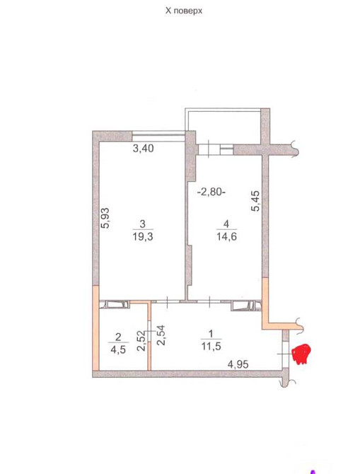 продажа 1-к квартира Киев, Голосеевский, 75000 $ Київ - зображення 7