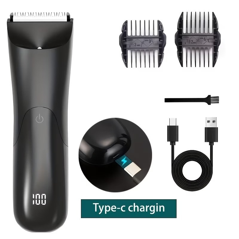 Тример для бороди, волосся і тіла | Професійна машинка для стрижки clipper Body Hair Trimmer Type-C Київ - зображення 6