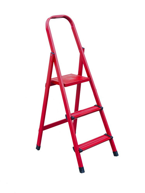 Лестница металлическая MASTERTOOL "МАСТЕР" 3 ступени h 590 мм max 150 кг 79-1053 Харків - зображення 1