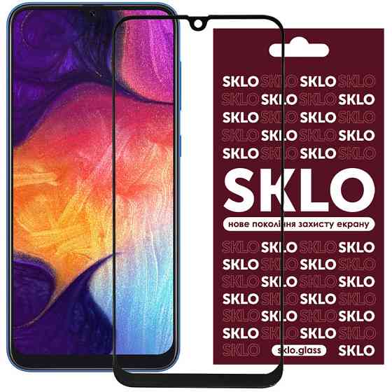 Защитное стекло SKLO 3D для Samsung A20 / A30 / A30s / A50/A50s/M30 /M30s/M31/M21/M21s Херсон