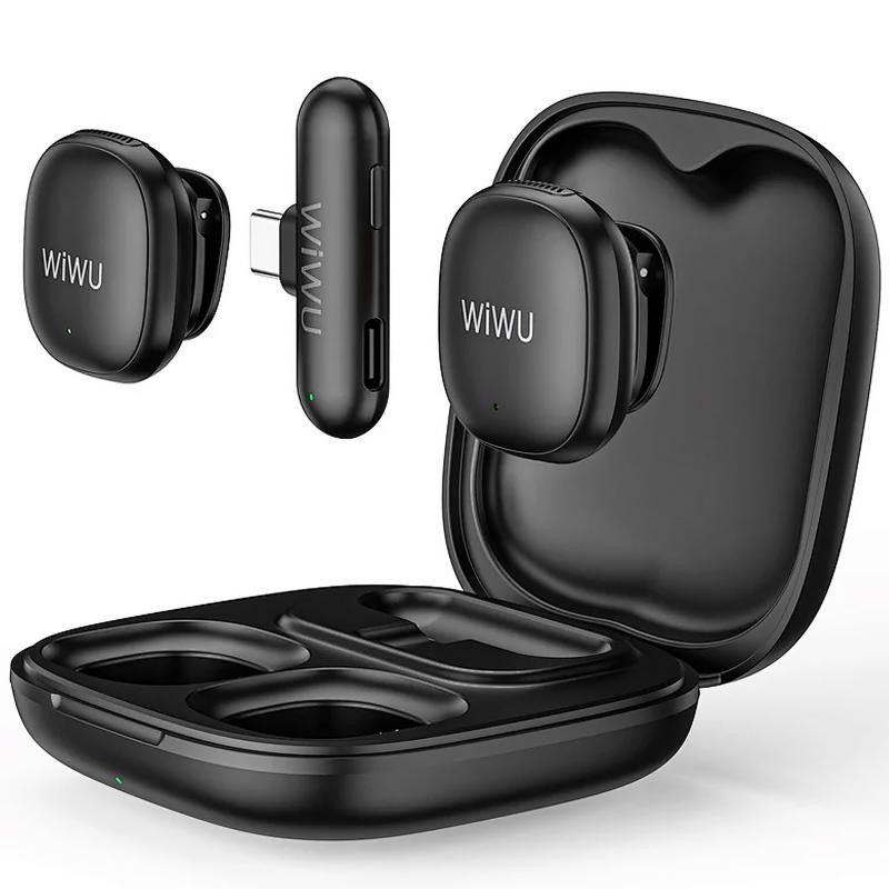 Уценка Петличный беспроводной микрофон WiWU Wi-WM006 AI Adaptive Noise Reduction Type-C Херсон - зображення 2