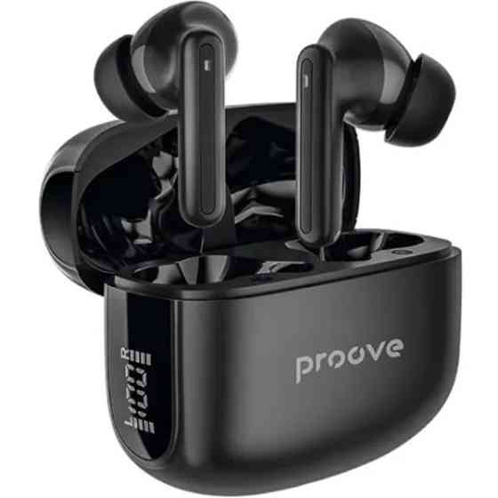 Bluetooth-гарнітура Proove Tempo TWS with ANC (APP) Black (TWTM0001AP01) (Код товару:43036) Харків