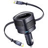 АЗУ Baseus Enjoyment Max PD60W with retractable cable (2USB-C) (C00035507121) Херсон