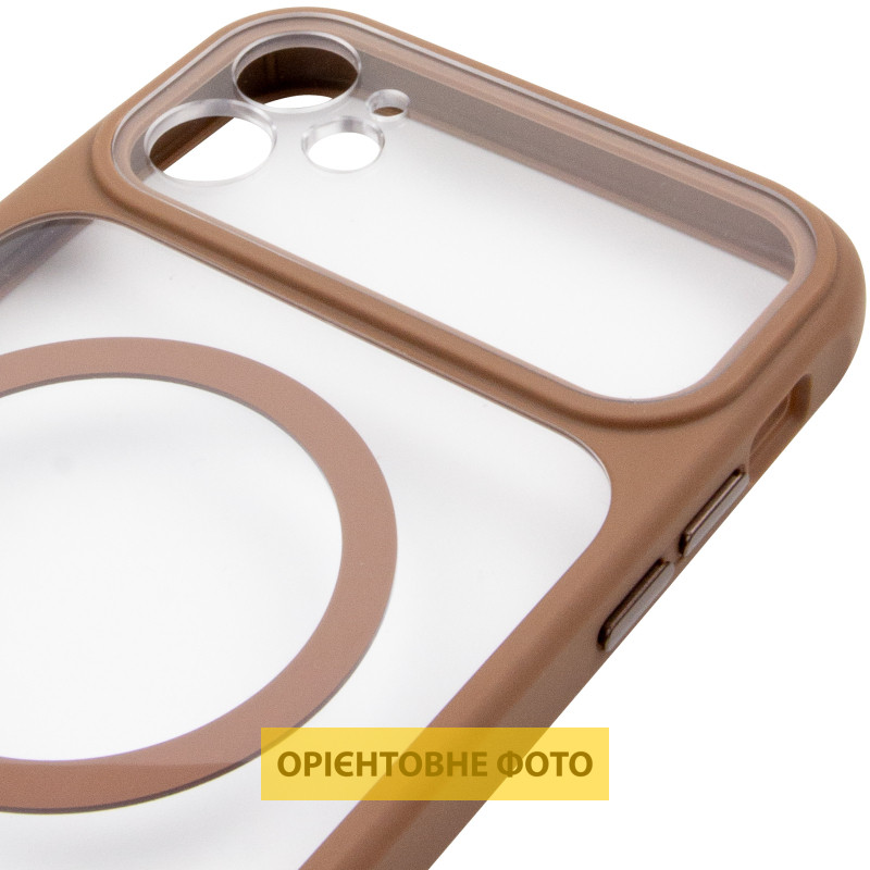 Чехол TPU+PC GETMAN Moon Clear with MagSafe для Apple iPhone 12 (6.1") Херсон - зображення 6