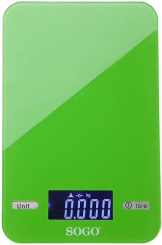 Весы кухонные SOGO SS-3960G 5 кг зеленые Київ - зображення 1