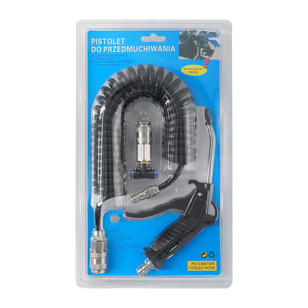Продувочный пистолет со шлангом и переходником для грузовиков AIRKRAFT ASG-02 Харків - зображення 1