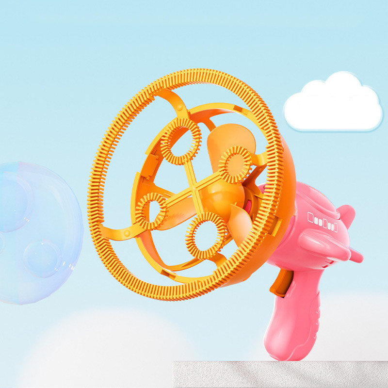 Пистолет для мыльных пузырей H035 Bubble Gun с пропеллером 2in1 + bottle 250ml Херсон - зображення 5