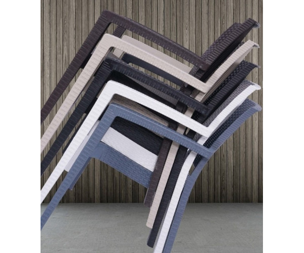 Стілець Вікі пластиковий ротанг Днепр - изображение 4