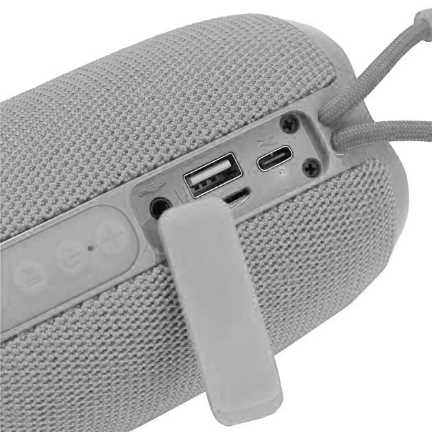 Колонка портативная Bluetooth T&G TG653 grey серая Київ - зображення 3