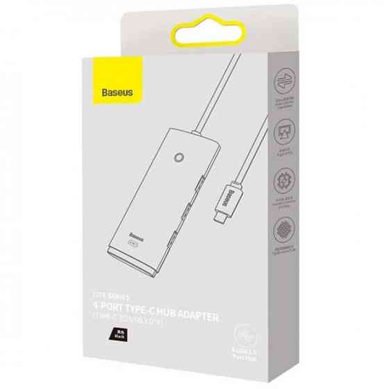 Переходник HUB Baseus Lite Series 4in1 (Type-C to 4xUSB 3.0) 1m (WKQX03) Херсон