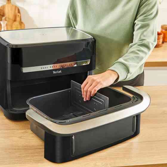 Мультипечь Tefal Dual Easy Fry Flex EY9228E0 9 л 2700 Вт черная Київ
