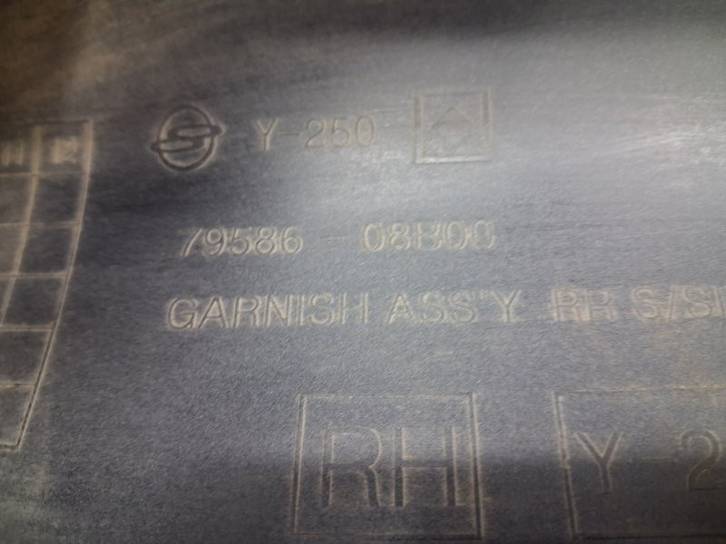 Накладка порога внешняя правая SsangYong Rexton 2006-2012 7958608B00 (Арт. 61632) Киев - изображение 6