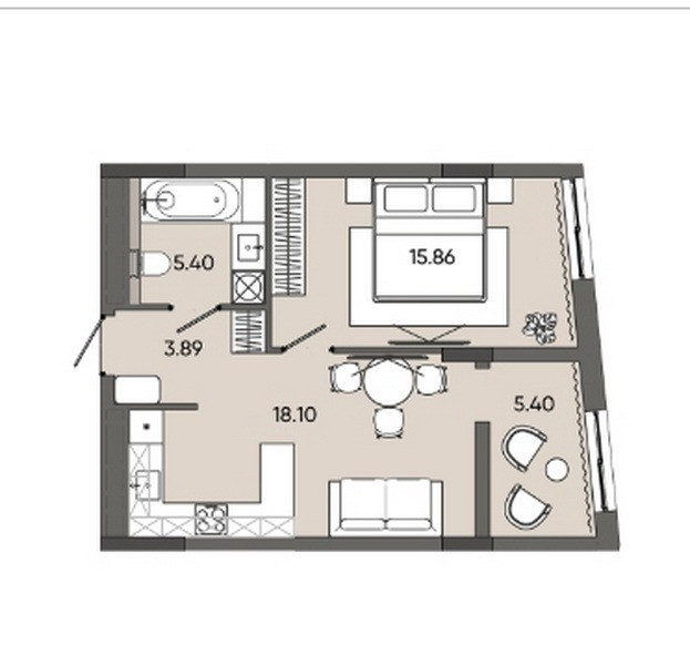 Продажа 1 кімнатна квартира у Львові. ЖК Orlan Resident Львів - зображення 5