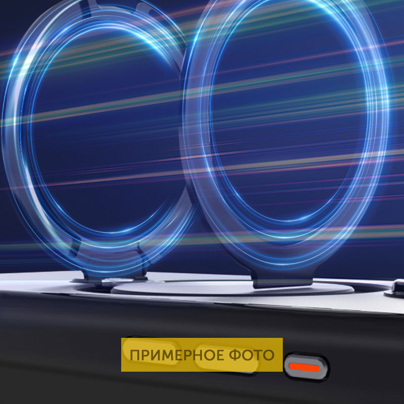 TPU+PC чехол Metal Buttons with MagSafe Colorful HQ Ring для Apple iPhone 16 Pro (6.3") Херсон - зображення 3