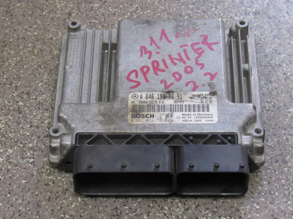 Блок управления двигателем Mercedes Sprinter 2.2 cdi 2000-2006 (A6461530691) Ковель - зображення 1