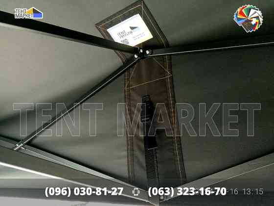 Шатер розсувний 4,5х3 Heavy Line Premium Чорний. Шатри розсувні намети палатки виготовлення тенти Запорожье