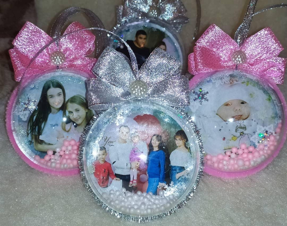 Прозрачный пластиковый разъемный шар 8 см для фото Київ - зображення 4