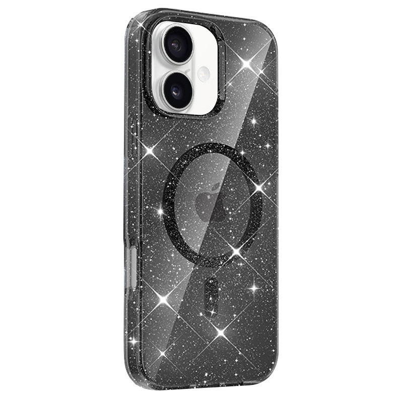 Чехол TPU Eclipse Sparkle Magnetic Fit для Apple iPhone 16 (6.1") Херсон - зображення 2