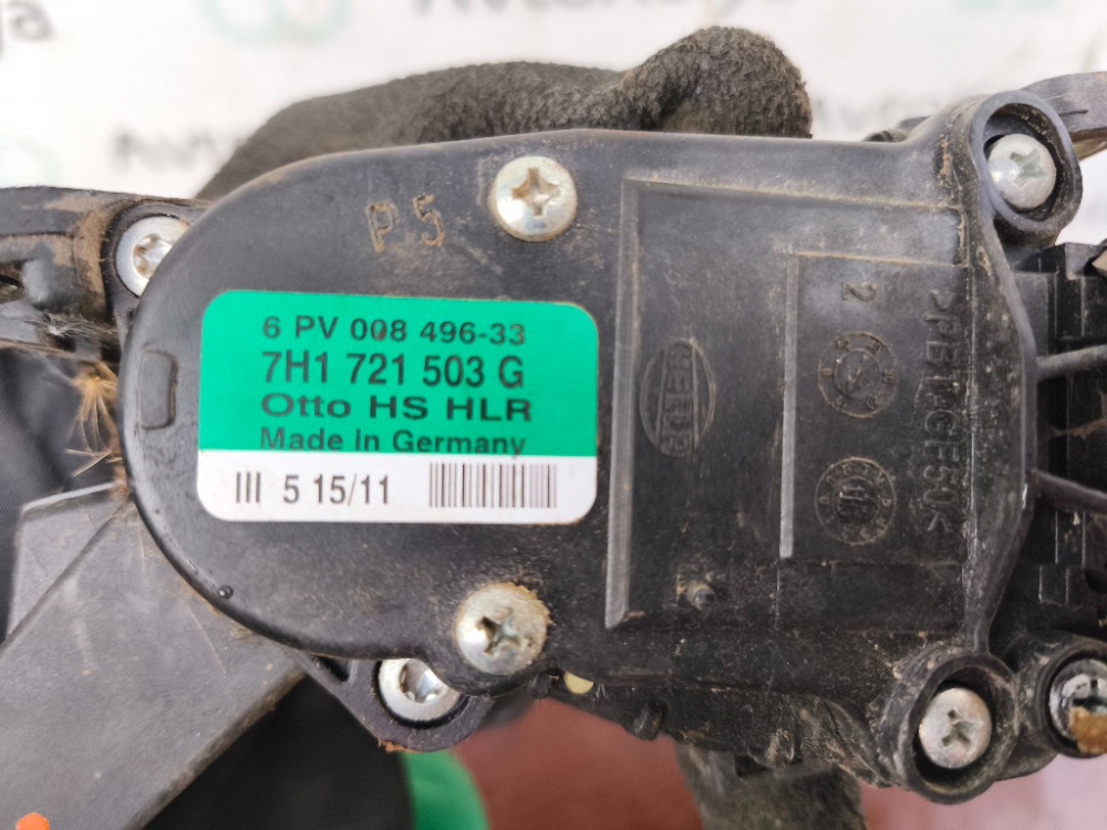 Педаль газа VW T5 1.9 / 2.0 / 2.5 tdi 2003-2015 (7H1721503G) Ковель - изображение 4
