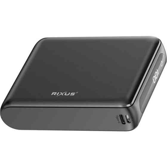 Power Bank Rixus RXPB25 20000mAh 22.5W Black Харків