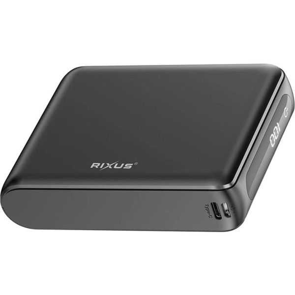 Power Bank Rixus RXPB25 20000mAh 22.5W Black Харків - зображення 5