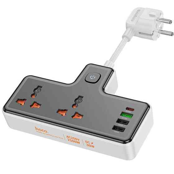 СЗУ Hoco AC12A Reise (PD30W/1C3A) +Socket Херсон