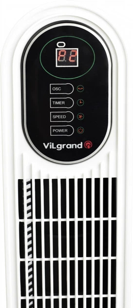 Вентилятор-колона напольный VILGRAND VF-4581TS 45 Вт белый Київ - зображення 7
